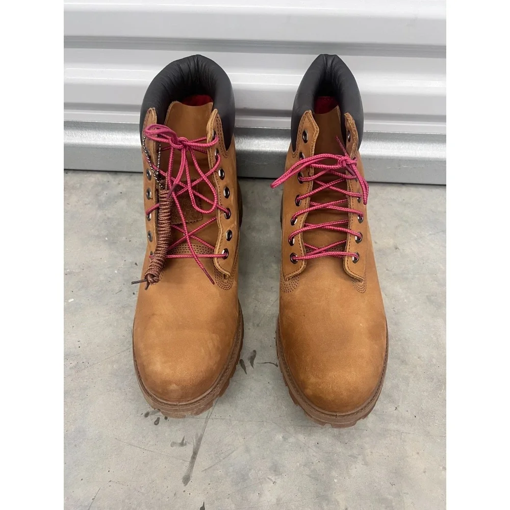Timberland 1700494 Ankle Boots Men 13 M Brown Leather Lace Up Waterproof Outdoor